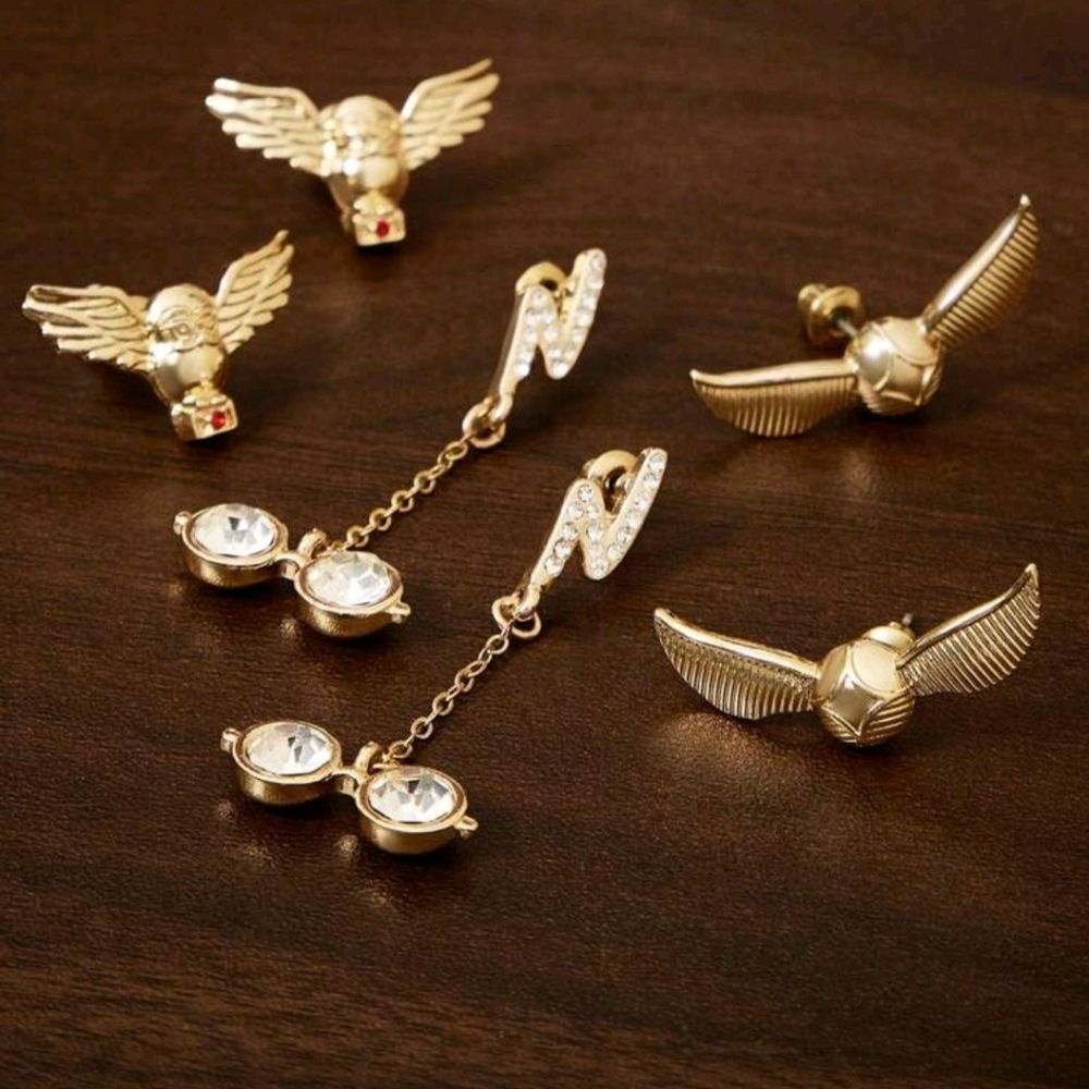 Harry Potter Earring Sets Of 3